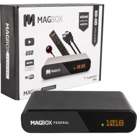 Resim Magbox Federal Mini Hd + Scart Tkgsli Uydu Alıcısı 