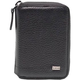 Resim KARALI Crazy Deri Bordo Cüzdan BC403-B Bordo 