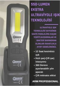 Resim Arm 550 Lümen Profesyonel Led Lamba + Ultraviyoyeli 
