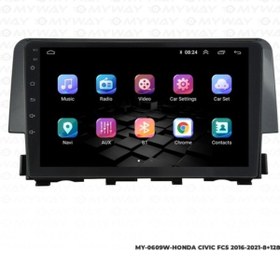 Resim MYWAYY Myway Honda Civic Fc5 Android Multimedya Carplay Navigasyon Ekran - 8gb RAM+128 GB HDD - Myway 