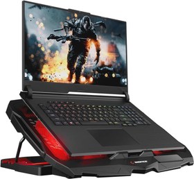 Resim Rampage AD-RX34 X-FRAME Siyah 4 Fanlı 9-17 İnç Notebook Soğutucu Stand - TESHİR 