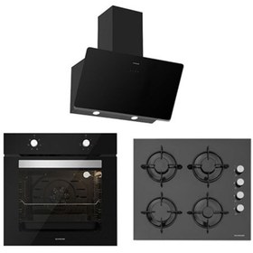 Resim Silverline Set-20- 5 Yıl Garanti - Soho 60 3457b + Cs5349b01 Ocak + Bo6501b01 Fırın 