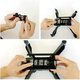 Resim DJI Mavic Pro/Platinum Katlanabilir Yükseltilmiş İniş Takımı Güvenli İniş Siyah 