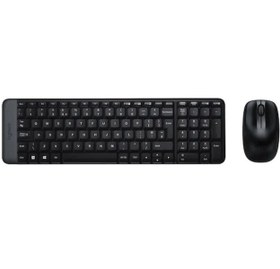 Resim Logitech MK220 Kablosuz Türkçe Klavye Mouse Seti - Siyah 