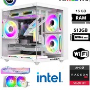 Resim Xaser ECO-X20 i7-12700KF 16 GB 512 GB M.2 NVMe SSD 16 GB RX9060XT Free Dos Masaüstü Oyuncu Bilgisayarı 