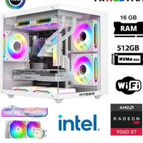 Resim Xaser ECO-X20 i7-12700KF 16 GB 512 GB M.2 NVMe SSD 16 GB RX9060XT Free Dos Masaüstü Oyuncu Bilgisayarı 