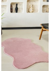Resim Kaşmir Halı 7/24 Cosy Premium Pembe 100x150 CM Salon Mutfak Halısı Yolluk Kilim 