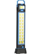 Resim Tongdashop Mavi 6 Mod Şarj Edilebilir Çalışma Lambası Güneş Enerjili Taşınabilir Acil Sel Fener Kamp Çadır 
