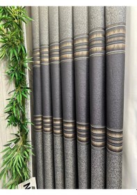 Resim Nivemeshome Lenda Ft 614336 V 2540 Antrasit 1/3 Sık Pileli Fon Perde Apm Antrasit 