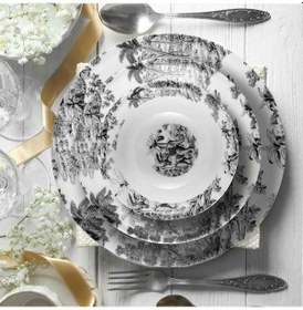 Resim The Mia Prs0133 Colonie 24 Parça Yemek Takımı Siyah 