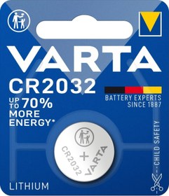 Resim Varta Cr2032 3v Electronics Lityum Pil (TEKLİ 1 ADET) 