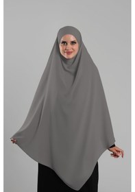 Resim Hürrem Bone Açık Vizon Pratik Hazır Geçmeli Tesettür Eşarp Krep Bağcıklı Sufle Hijab 2313 56 Açık Vizon 