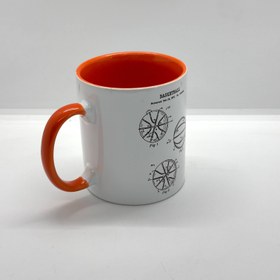 Resim Basketball - Basketbol Topu Turuncu Kulplu Bardak 