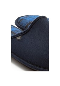 Resim Twigy Ekose Erkek Ev Terliği Lacivert 41/46 AA0552 Lacivert 