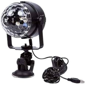 Resim Kompakt Tasarımlı Döner Renkli Led Disko Topu - Ev Ve Profesyonel Kullanım Çok Renkli 