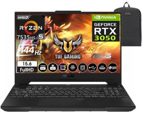 Resim TUF GAMING A15 Amd Ryzen 5 7535HS 96gb DDR5 2tb SSD RTX3050-144HzW11PRO 15.6" Fhd FA506NC-HN05847+ Çanta Asus