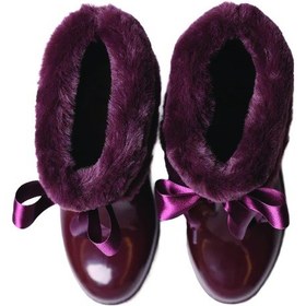 Resim Vı Burgundy Bot Yağmur Kız Çocuk Lorca Toni Pons Raın Boots In Glossy Rubber Vı Burgundy 