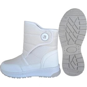 Resim Liger Cırtlı Kadın Kar Botu Beyaz 