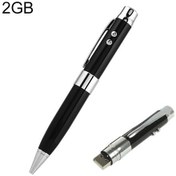 Resim Sones 3'ü 1 Arada Lazer Kalem Tarzı Usb Flash Disk, Siyah 