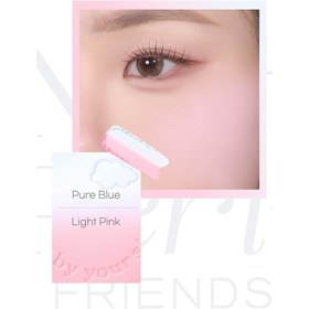 Resim Doğal Ve Aydınlık Görünüm Sunan İki Tonlu Allık Perıpera Pure Blushed Custom Cheek 001 Candy Pink 001 