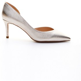 Resim Valmenti Kadın Hakiki Deri Sarı Stiletto VLM108 - 37 
