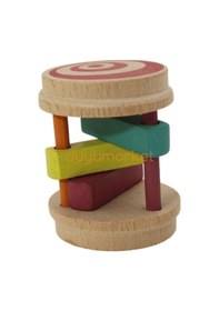 Resim Mr. Quokka Ahşap Paletli Çıngırak 