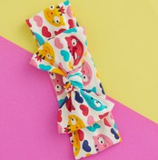 Resim Babygiz El Yapımı Yumuşak Fiyonk Bağlamalı Doğal Pamuklu Penye Bebek Çocuk Kız Bandana GÖKKUŞAĞI SERİSİ 