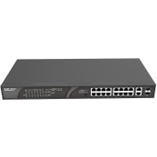 Resim Ruijie Reyee RG-ES118S-LP 16 Port PoE 2 Port Gigabit Uplink RACKMOUNT PoE Switch ADINIIZA FATURALI ORJİNAL ÜRÜN