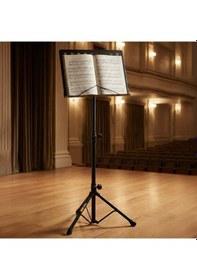 Resim Lastvoice Nt-109 Pro Şef Tipi Büyük Boy Yüksek Kaliteli Nota Sehpası Standı Seti 