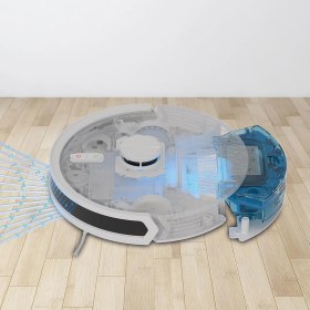 Resim Blaupunkt S40 Robomaster Çöp Istasyonlu Akıllı Robot Süpürge Beyaz 