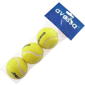 Resim Avessa Tenis Topu 3 Adet Sarı TT-100 