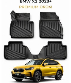 Resim Bmw X2 2023+ Uyumlu 3d Oto Paspas Premium 