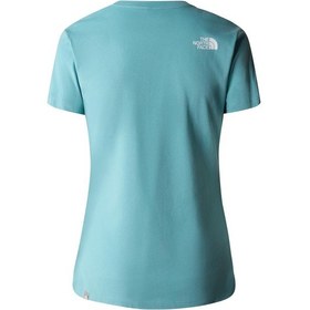 Resim The North Face W Standard S/s Tee - Eu Kadın T-shirt Nf0a7zgglv21 Mavi 