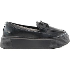 Resim Marka Sesi Ae505 Siyah Rugan Kadın Günlük Ayakkabı Siyah Rugan 