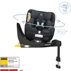 Resim Maxi-Cosi Mica Pro Eco I-Size ADAC'lı İsofix'li 360 Dönebilir Yatabilir 0-18 Kg Bebek Oto Koltuğu Authentic Graphite 