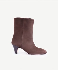 Resim Yargıcı Topuklu Uzun Deri Bot 25kkay4018x 003 Kahverengi 