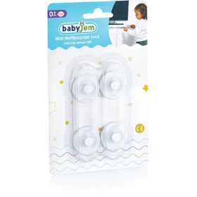 Resim Beyaz Mini Çok Amaçlı Kilit 2 Adet 