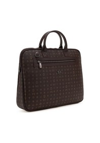 Resim Bilik Deri Monogram Kahve Unisex Laptop & Evrak Çantası Rh09 Busi 001 