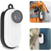 Resim Insta360 İçin 3 Puluz Gövdesi Karabinalı Manyetik Plastik Koruyucu Çerçeve Kafesi Siyah 