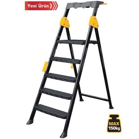 Resim Sgs 4+1 Basamaklı Metal Merdiven Prostep Sgs1174 