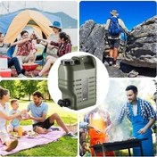 Resim Prestigegoods 12l Musluklu Dayanıklı Outdoor Kamp Piknik Su Bidonu Siyah Kapasiteli Ve Pratik Su Depolama Cihazı Siyah 