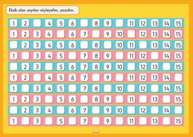 Resim SAYI TANIMA & EKSİK SAYI TAMAMLAMA - 2 (Matematik Evreni Serisi 4) - Sistematik Matematik Yolculuğu Devam Ediyor! 