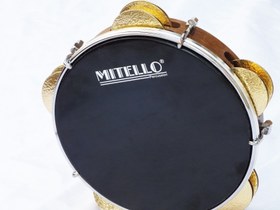 Resim Tef Tambourine Riq Marine W / Punched Cymbals 