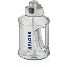 Resim Shotay ST-6291 1500ml Beyaz Pipetli Matara 