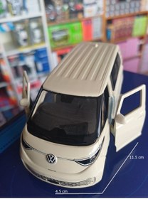 Resim OYUNCAKSAHİLİ Volkswagen ID Buzz 2023 Model 1:36 Ölçek Metal Araba Koleksiyon Demir Minibüs Krm 