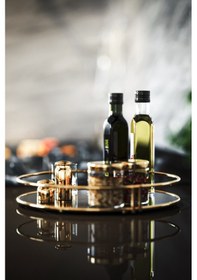 Resim Bino Banyo Düzenleyici Organizer Takı Kozmetik Havlu Rafı Standı Banyo Mutfak Rafı Çiçeklik Gold - Siyah 