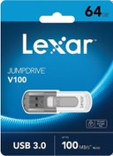 Resim Lexar LJDV100-64GABGY JumpDrive V100 64GB USB 3.0 Flash Bellek 