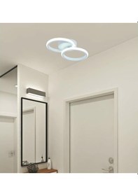 Resim Tt305-2-By Tt Aydınlatma Mat Beyaz 2 Li Led Avize 