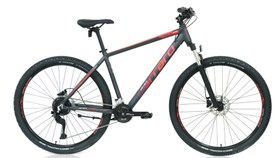 Resim CARRARO FORCE 970C 29 JANT DAĞ BİSİKLETİ 400H 18-V HD MAT ANTRASIT- KIRMIZI-GÜMÜŞ 