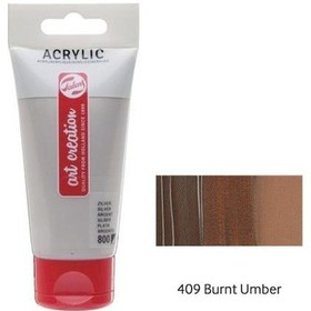 Resim Talens Artcreation Akrilik Boya 75Ml - N 409 Burnt Umber 